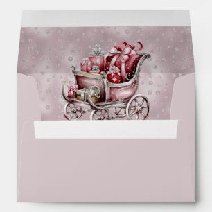 Christmas Sleigh With Gifts Holiday Envelope