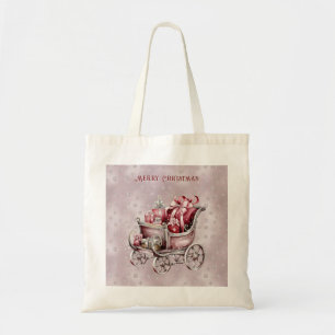 Christmas Sleigh With Gifts Holiday Tote Bag