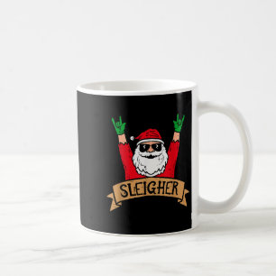 Christmas Sleigher Santa Rock Xmas Rocker Men Wome Coffee Mug