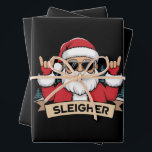 Christmas Sleigher Santa Rock Xmas Rocker  Wrapping Paper Sheets<br><div class="desc">Christmas Sleigher Santa Rock Xmas Rocker</div>