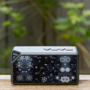 Christmas SlipperyJoe falling various shapes sizes Bluetooth Speaker