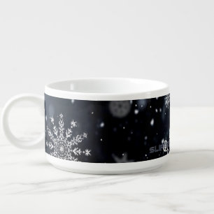 Christmas SlipperyJoe falling various shapes sizes Bowl