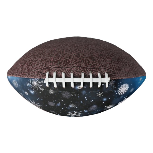 Christmas SlipperyJoe falling various shapes sizes Football (Front)
