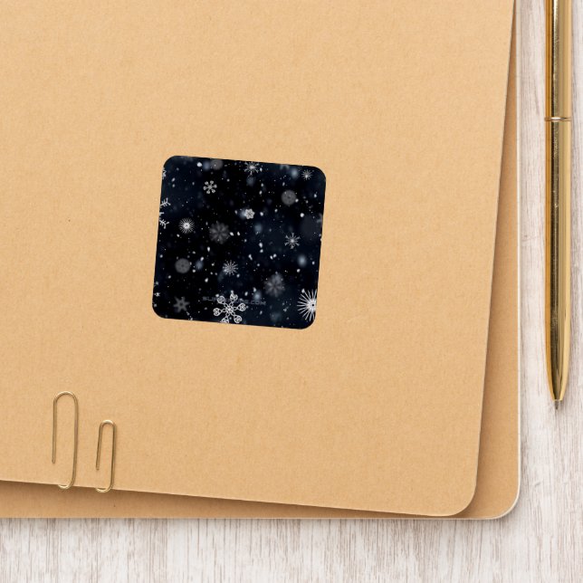 Christmas SlipperyJoe falling various shapes sizes Patch (On Folder)