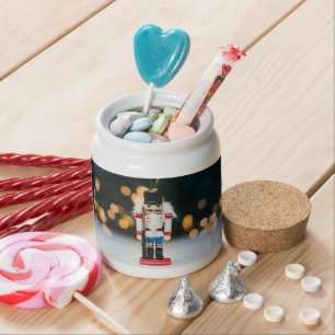 Christmas SlipperyJoe nutcracker figurine ornament Candy Jar