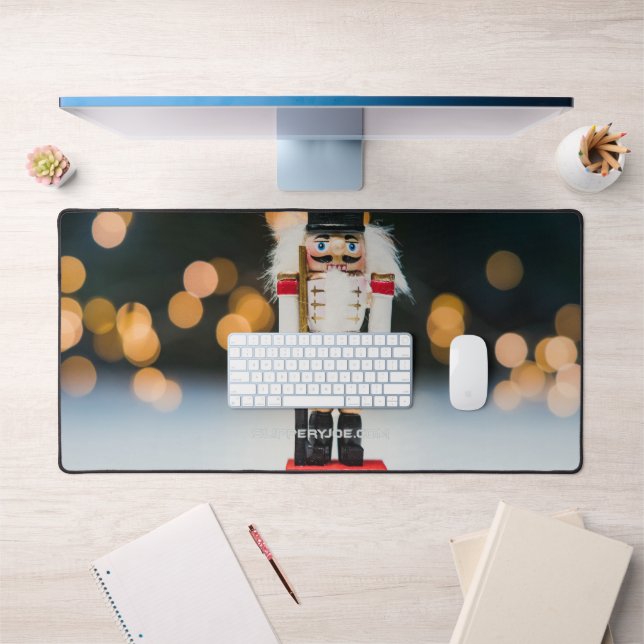 Christmas SlipperyJoe nutcracker figurine ornament Desk Mat (Office 1)