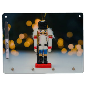 Christmas SlipperyJoe nutcracker figurine ornament Dry Erase Board With Keychain Holder