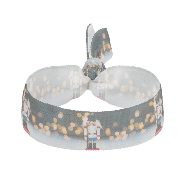 Christmas SlipperyJoe nutcracker figurine ornament Elastic Hair Tie (Front)
