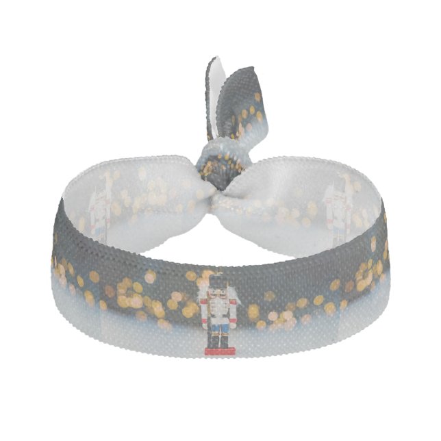Christmas SlipperyJoe nutcracker figurine ornament Elastic Hair Tie (Front)