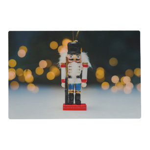 Christmas SlipperyJoe nutcracker figurine ornament Placemat