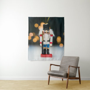 Christmas SlipperyJoe nutcracker figurine ornament Tapestry
