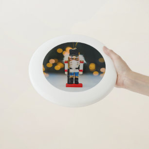 Christmas SlipperyJoe nutcracker figurine ornament Wham-O Frisbee