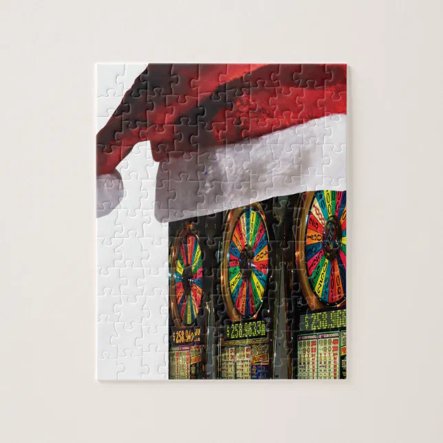 Christmas Slot Machine Jigsaw Puzzle Zazzle