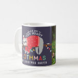 Christmas sloth bright colorful fun kids holiday coffee mug<br><div class="desc">Christmas sloth bright colorful fun kids holiday design. Part of a Christmas collection.</div>