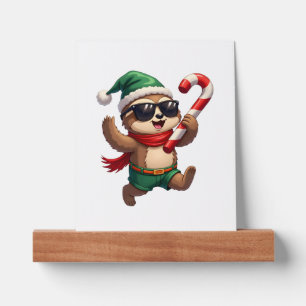 Christmas Sloth Elf Peppermint Candy Cane Shirt Gi Picture Ledge