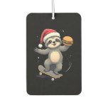 CHRISTMAS SLOTH Funny Christmas Skateboard Sloth ( Air Freshener