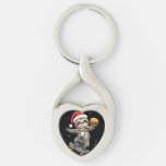 CHRISTMAS SLOTH Funny Christmas Skateboard Sloth ( Keychain