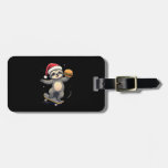 CHRISTMAS SLOTH Funny Christmas Skateboard Sloth ( Luggage Tag