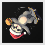 CHRISTMAS SLOTH Funny Christmas Skateboard Sloth ( Wall Decal