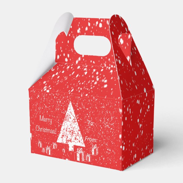  Christmas Small Favor Box (Front Side)