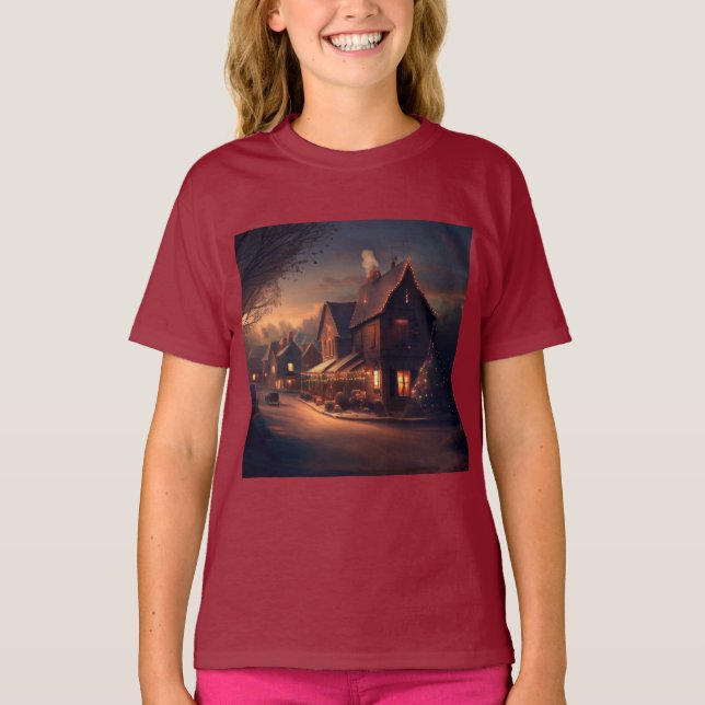 Christmas Small Town 6 T-Shirt (Front)