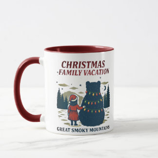 Christmas Smoky Mountains National Park Vacation Mug