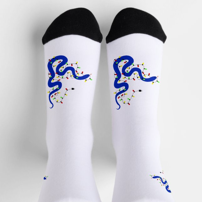 Christmas Snake Crew Socks (Top)