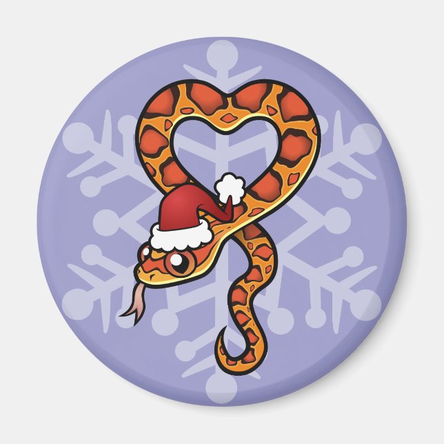 Christmas Snake Magnet (Front)