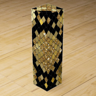 Christmas Snake Print Wine Box