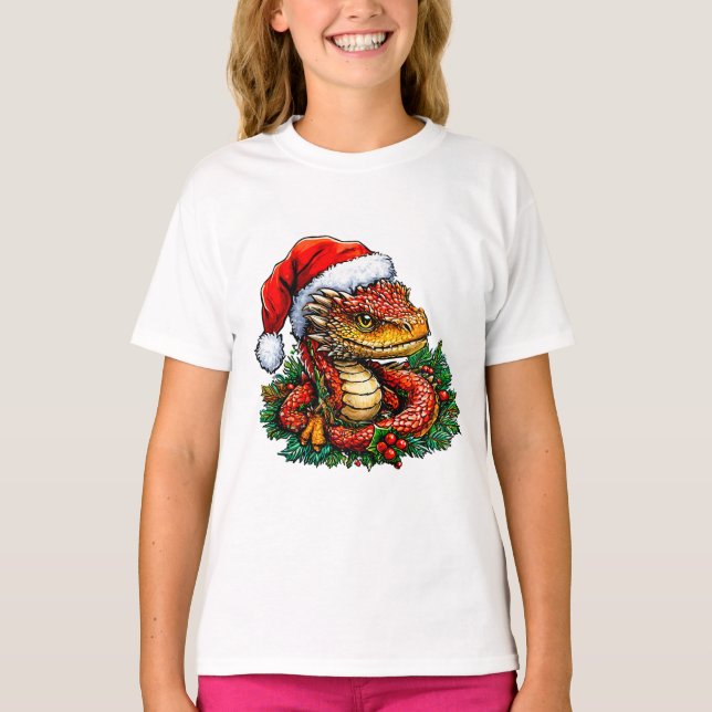 Christmas snake T-Shirt (Front)