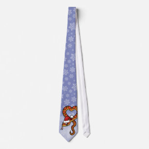 Christmas Snake Tie