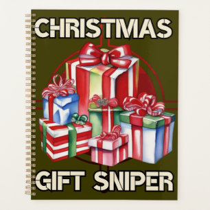 Christmas, sniper, gift, army planner