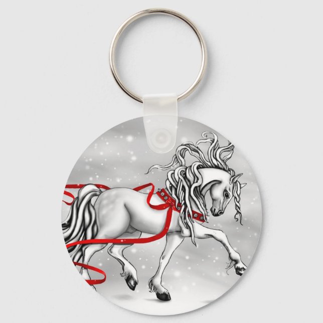 Christmas Snow Bells Keychain (Front)