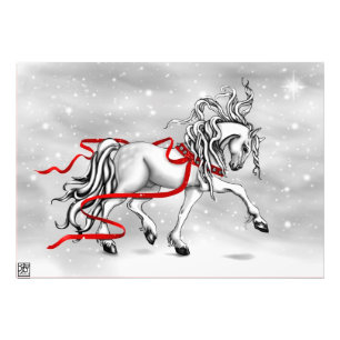 Christmas Snow Bells Photo Print
