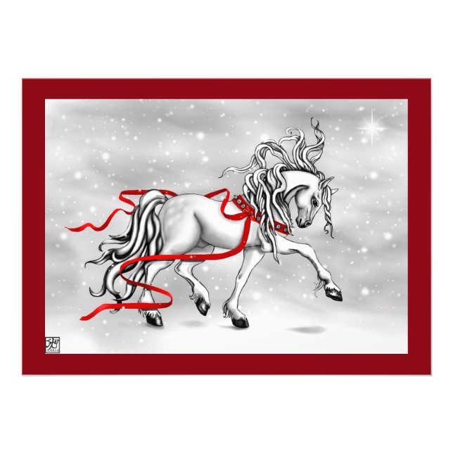 Christmas Snow Bells Print (Front)