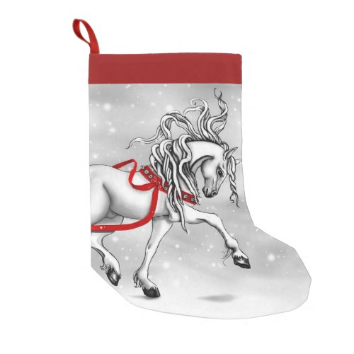 Christmas Snow Bells Stocking