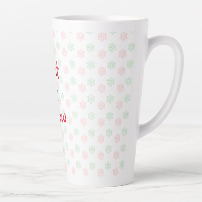 Christmas snow flake  mug (Right)