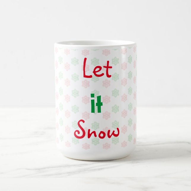 Christmas snow flake mug (Center)