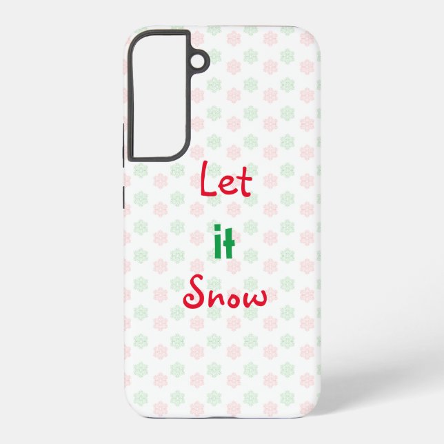 Christmas snow flake  samsung galaxy case (Back)