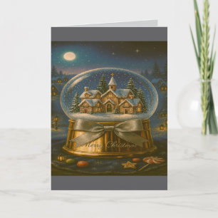 Christmas Snow Globe Card