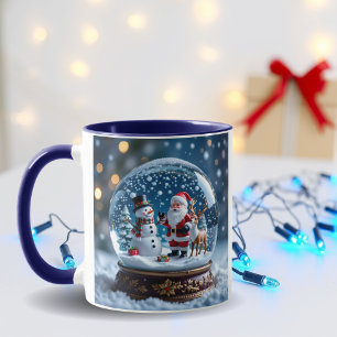 Christmas Snow Globes Personalized Mug