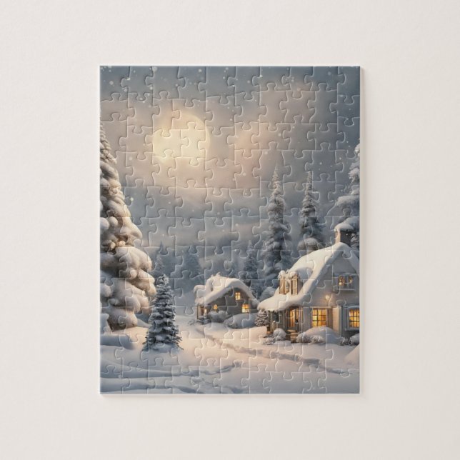 Christmas Snow Jigsaw Puzzle (Vertical)