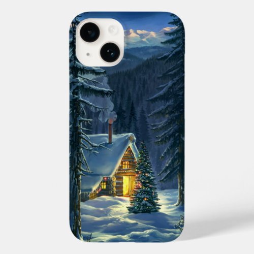 Christmas Snow Landscape Case_Mate iPhone 14 Case