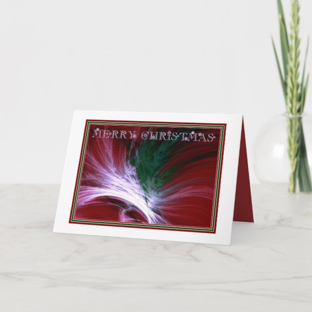 CHRISTMAS SNOW ~ Merry Christmas Holiday Card (Front)