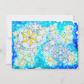 Christmas Snow Note Card