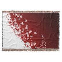 Christmas Snow Throw Blanket