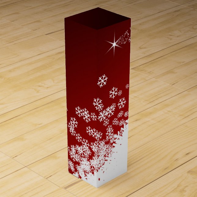 Christmas Snow Wine Gift Box (Front)