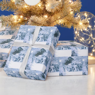 CHRISTMAS SNOW  WRAPPING PAPER