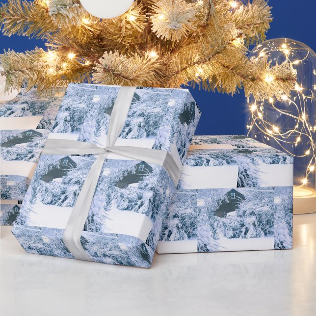 CHRISTMAS SNOW  WRAPPING PAPER (Holidays)
