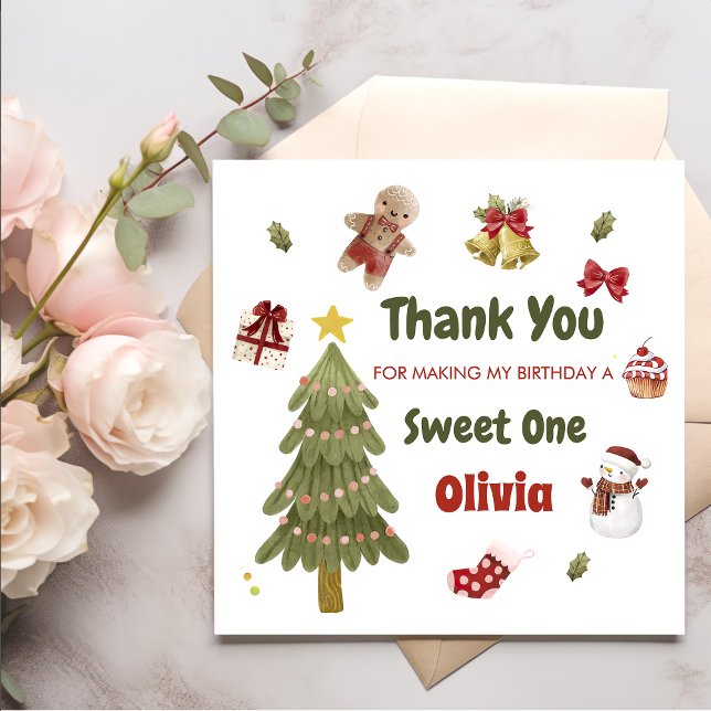  Christmas Snowan Birthday Party Napkins (Creator Uploaded)